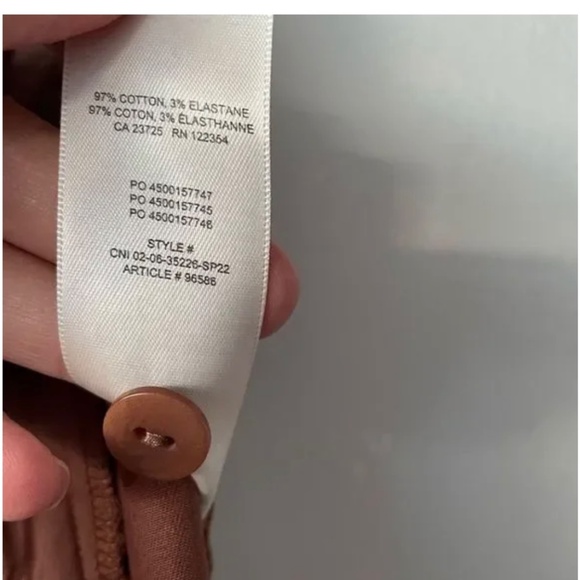 Aritzia Sun-Dey Wilson Pant Gd Epicurean Brown - Picture 11 of 11